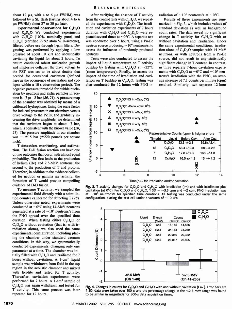 Evidence for Nuclear Emissions During Acoustic Cavitation